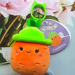 EASTER CLIP  Caroleena Carrot Easter 2025 Original Squishmallow clips NWT